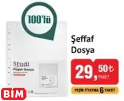 STUDİ ŞEFFAF DOSYA STUDİ ŞEFFAF DOSYA